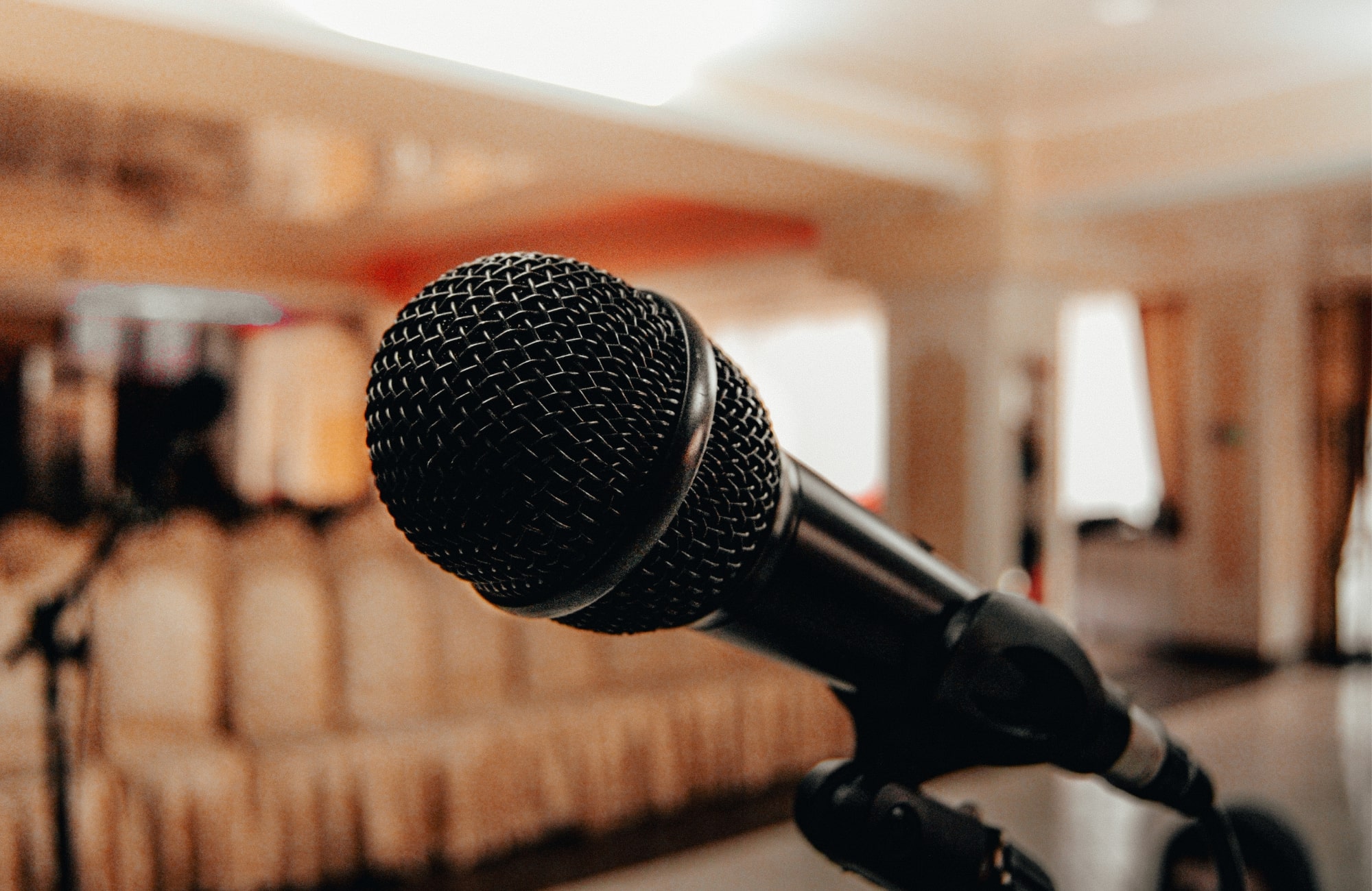 a microphone